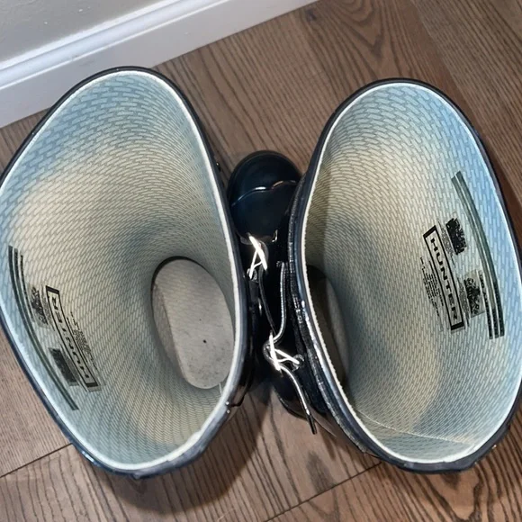 Hunter Women’s Original Adjustable Gloss Rain Boot Sz 6 - Picture 9 of 10